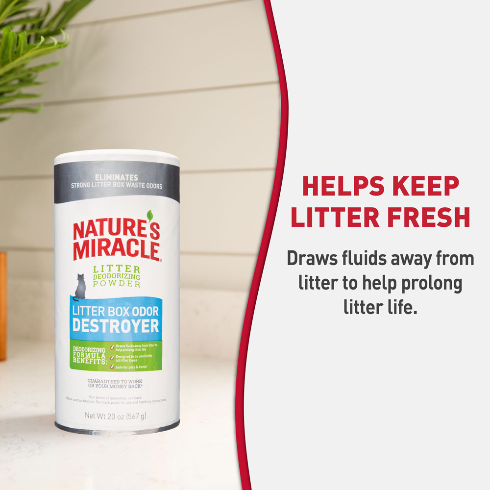 Nature's miracle litter box odor destroyer discount
